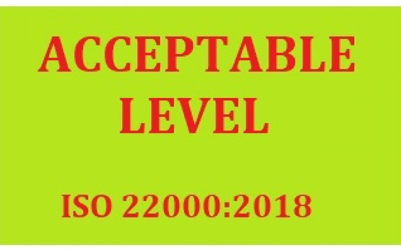 ISO 22000:2018 ĐK 8.5.2.2.3 XÁC ĐỊNH MỨC CHẤP NHẬP MỐI NGUY